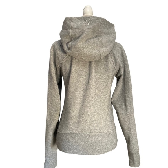 Lululemon Scuba IV Hoodie Jacket Full Zip Heavyweight Sweatshirt Grey Women’s - Picture 5 of 9